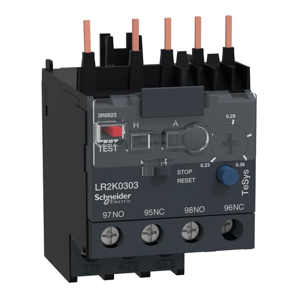 TeSys K - differential thermal overload relays - 0.23...0.36 A - class 10A image 3