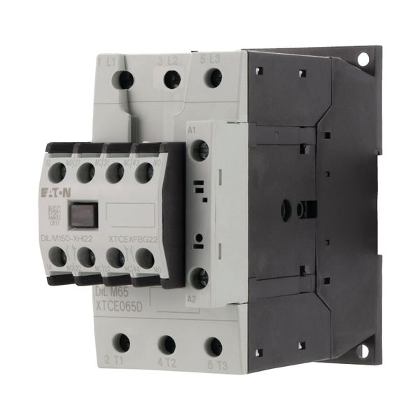 Contactor, 380 V 400 V 30 kW, 2 N/O, 2 NC, RDC 24: 24 - 27 V DC, DC operation, Screw terminals image 6