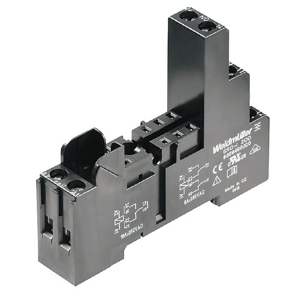 Relay socket, IP20, 1 CO contact , 12 A, Screw connection image 2