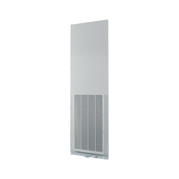 Front plate (section high), ventilated, W=600mm, IP42, grey image 4