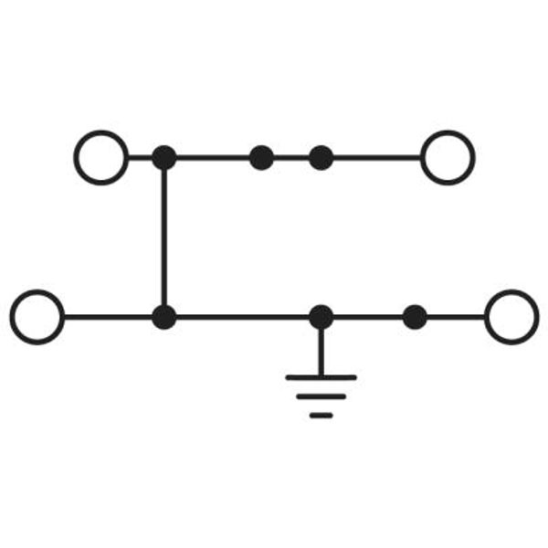 Ground-double-level terminal block STTBS 4-PE image 2