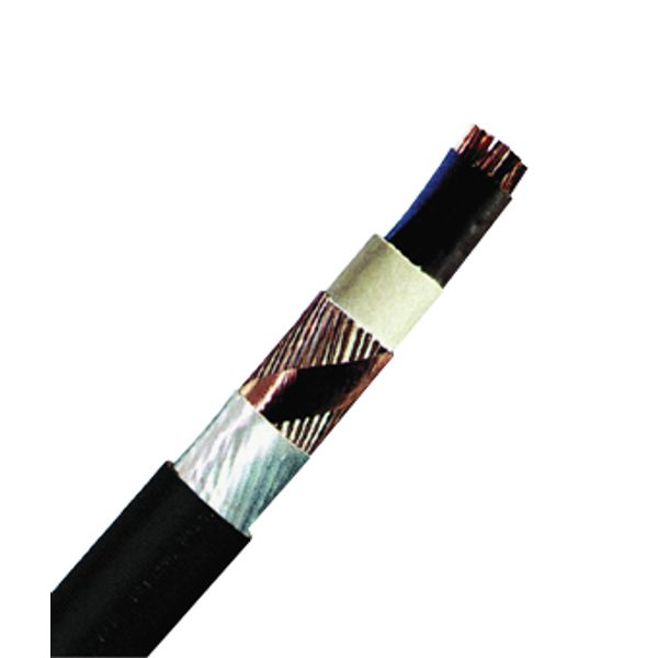 Halogen-Free Cable N2XCH 4x4re/4 black, circular solid image 1