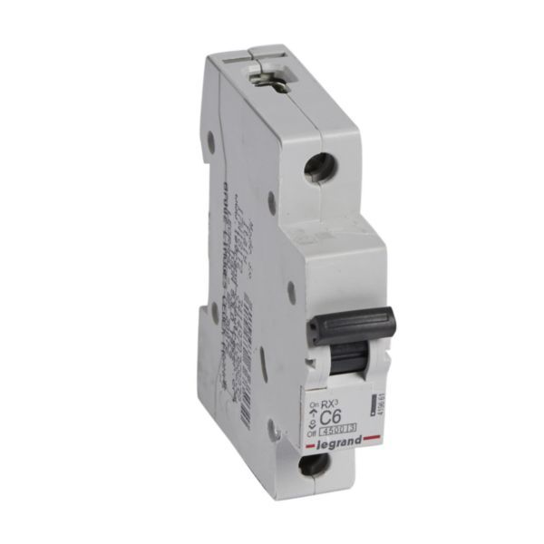 RX³ 4500A 1P 6A C curve circuit breaker image 1