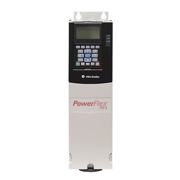Allen-Bradley 20G11RD3P4AA0NNNNN PowerFlex 755 AC Drive, with Embedded Ethernet/IP, Standard Protection, Forced Air, AC Input with DC Terminals, Open Type/Frame 1, 3.4 A, 480 VAC, 3 PH, Frame 1, Filtered, CM Jumper Removed, DB Transistor image 1
