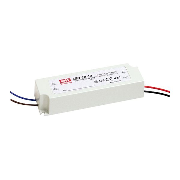 LPV-20-5 Led driver, Class2 15W, 5V, 3A CV, MEAN WELL image 3