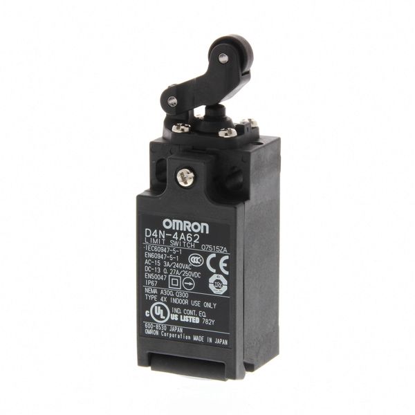 Safety Limit switch, D4N, M20 (1 conduit), 1NC/1NO (slow-action), one- image 1