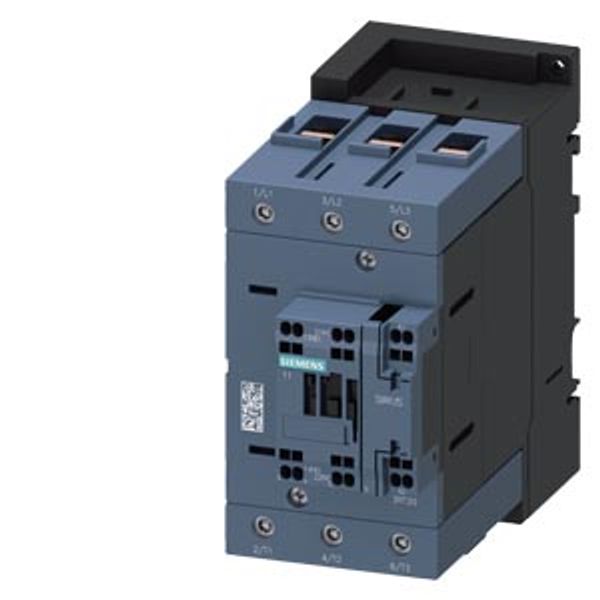 power contactor, AC-3e/AC-3, 95 A, 45 kW / 400 V, 3-pole, 230 V AC, 50/60 image 1