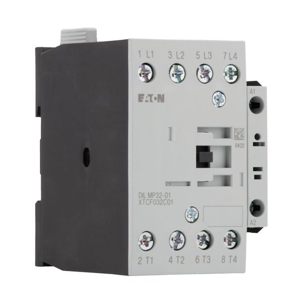 Contactor, 4 pole, 32 A, 1 NC, 110 V 50 Hz, 120 V 60 Hz, AC operation image 8