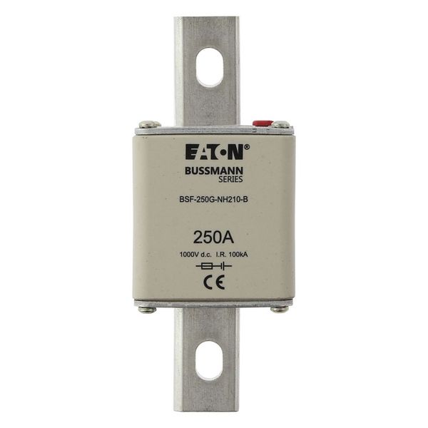 Fuse-link, high speed, 250 A, DC 1000 V, NH2, 54 x 61 x 150 mm, gBat, IEC, bolted connection image 17