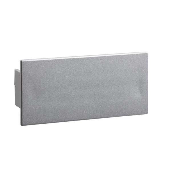 OptiLine 45 - joint cover piece for front cover - PC/ABS - aluminium metallic image 4