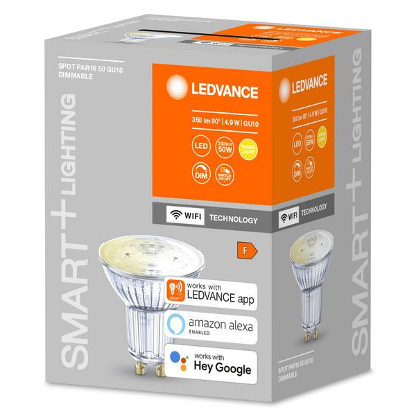 SMART+ WiFi SPOT GU10 Dimmable 50 45 ° 4.9 W/2700 K GU10 image 1