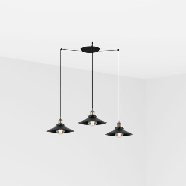 MARLIN BLACK PENDANT LAMP1 X E27 60W 3L image 1