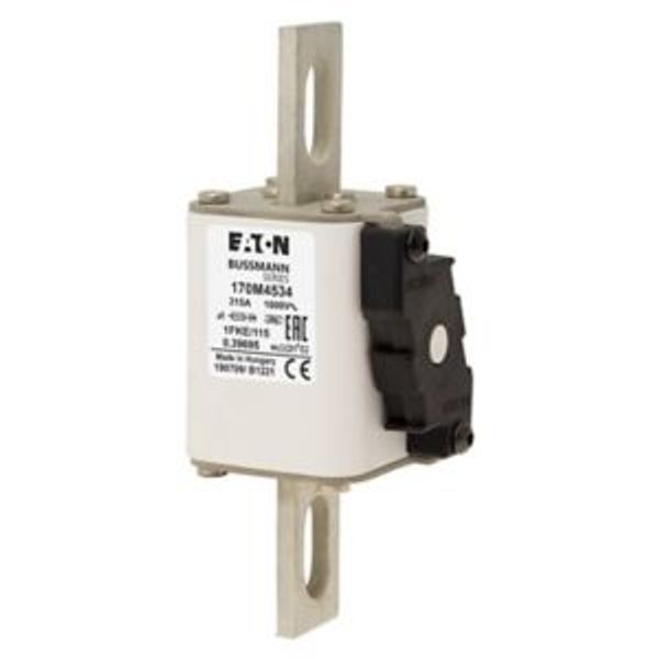 Fuse-link, high speed, 315 A, AC 1000 V, size 1, 51 x 68 x 102 mm, aR, IEC, single indicator image 6