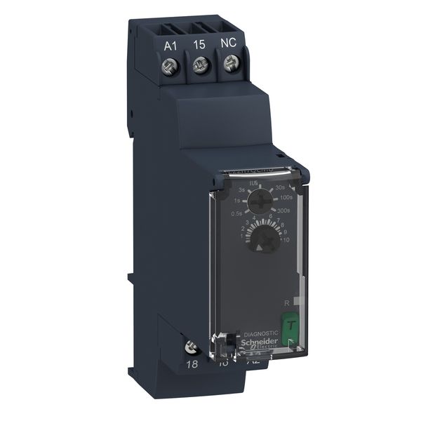 Harmony, Modular timing relay, 8 A, 1 CO, 0.05 s…300 s, star delta , 24 V DC / 24...240 V AC/DC image 1