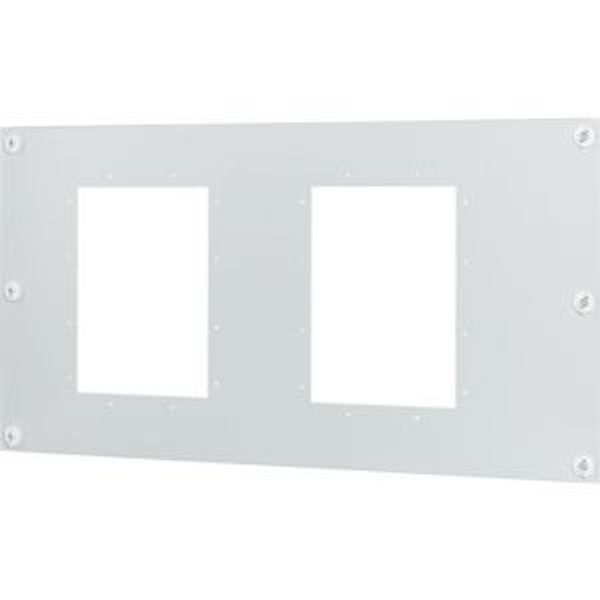 Front plate 2xIZMX16, withdrawable, HxW=500x1000mm image 4