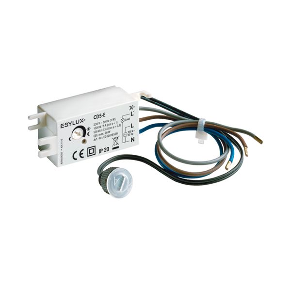 Flush mounted twilight switch, IP20/IP44, 5-300 lx image 1