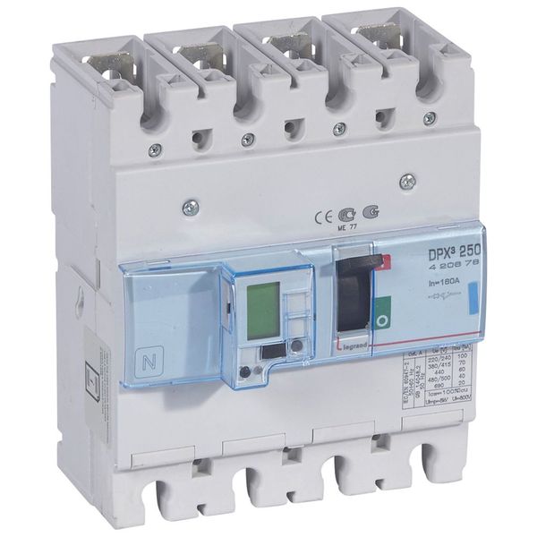 MCCB electronic + energy metering - DPX³ 250 - Icu 70 kA - 400 V~ - 4P - 160 A image 2