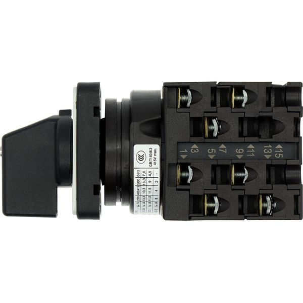 Step switches, T0, 20 A, flush mounting, 4 contact unit(s), Contacts: 7, 45 °, maintained, Without 0 (Off) position, 1-7, Design number 8234 image 10