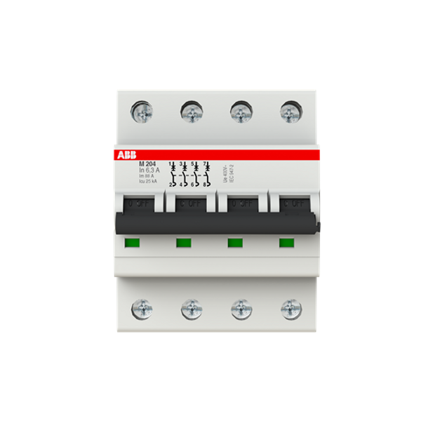 M204-6.3A Miniature Circuit Breaker - 4P - 6.3 A image 1