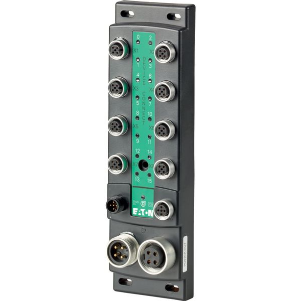 SWD Block module I/O module IP69K, 24 V DC, 8 outputs with separate power supply, 8 M12 I/O sockets image 4
