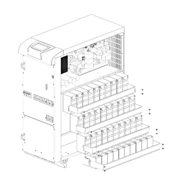 Battery connection set for USS3  Active(for 2x40 batteries) image 1