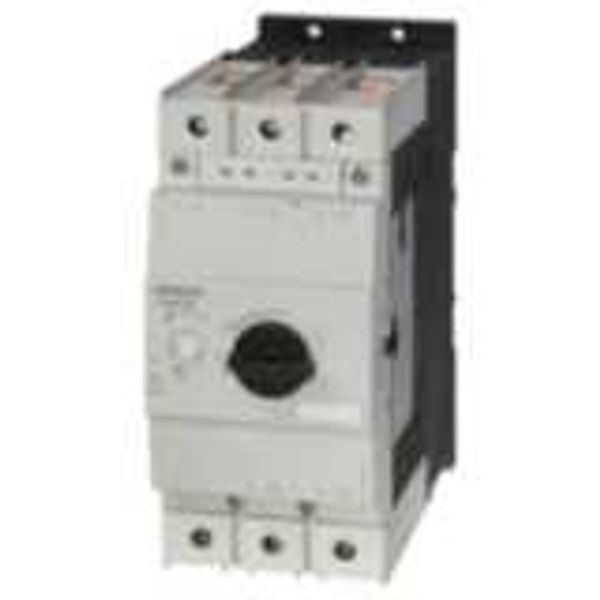 Motor-protective circuit breaker, rotary type, 3-pole, 55-75 A image 1