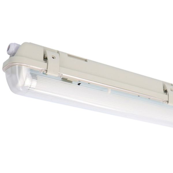 LED TL Luminaire with Tube - 1x14W 120cm 2100lm 4000K IP65  - Sensor image 1