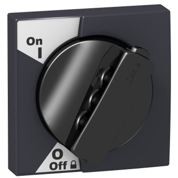 Rotary handle - for iC60 - black handle image 3