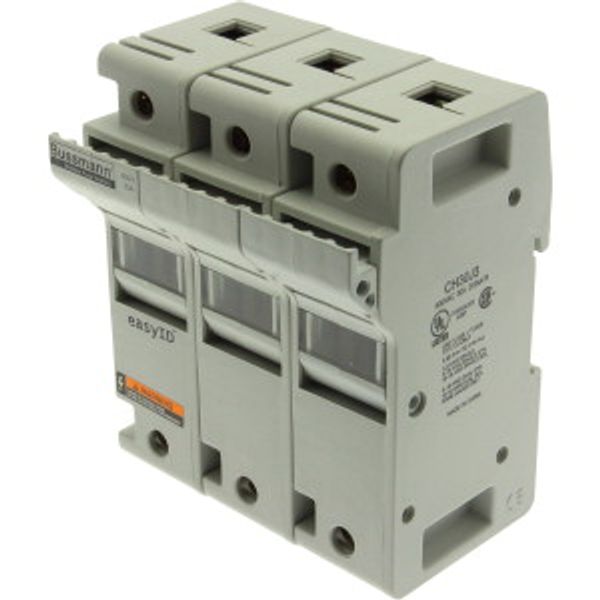 Fuse-holder, low voltage, 30 A, AC 600 V, DC 600 V, UL Class J, 98 x 72 x 117 mm, 3P, UL, CSA image 35