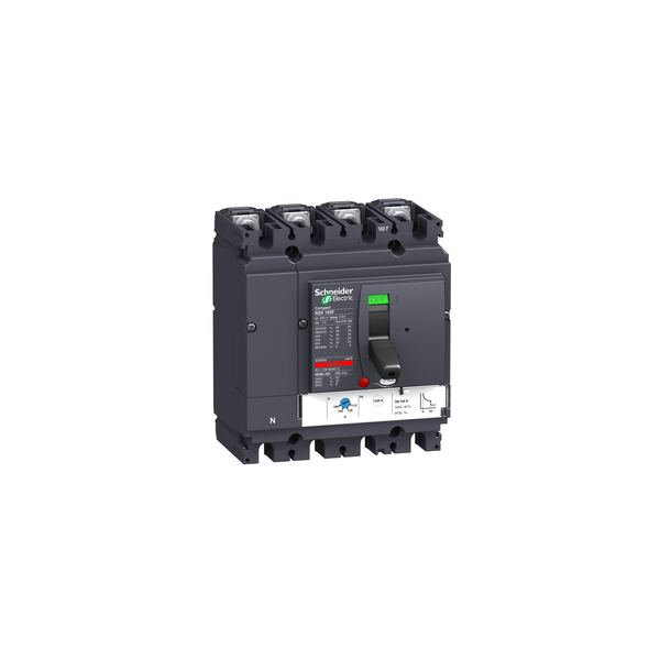 circuit breaker ComPact NSX160F, 36 KA at 415 VAC, TMD trip unit 125 A, 4 poles 3d image 6