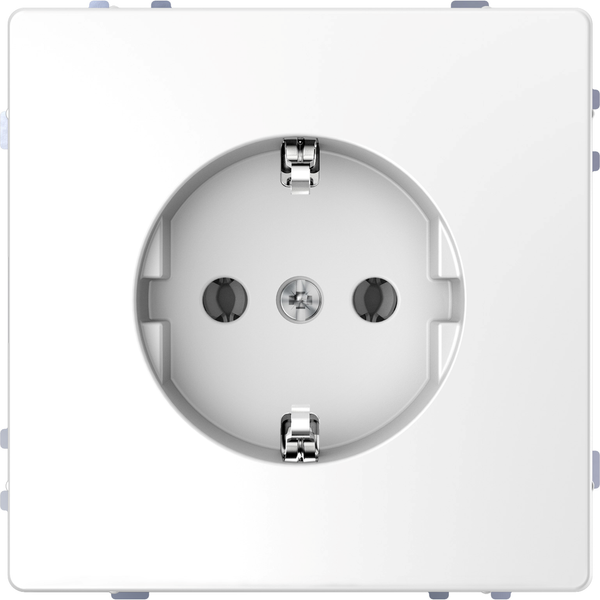 SCHUKO socket-outlet, screwless terminals, lotus white, System Design image 2