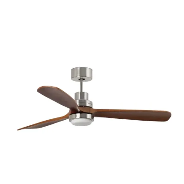 LANTAU-G LED MATT NICKEL CEILING FAN SMD LED image 1