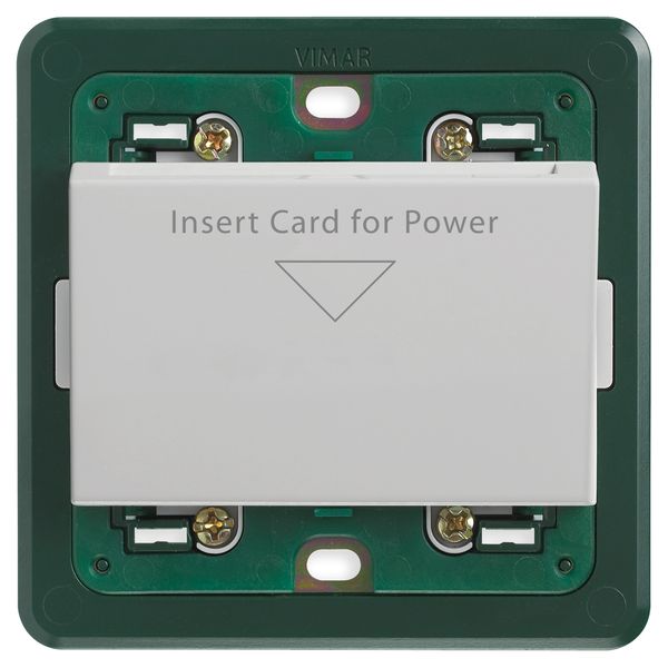 Badge switch 230V Silver image 1