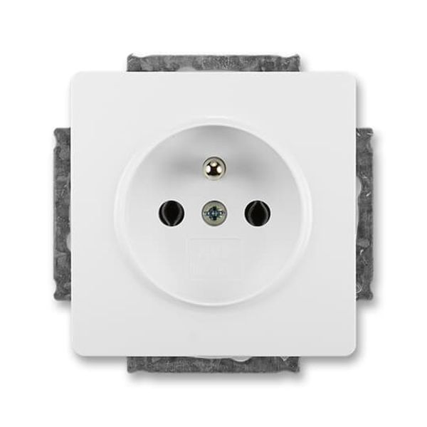 5518G-A02349 B1W Socket Outlets CSN-Norm white - Swing image 1