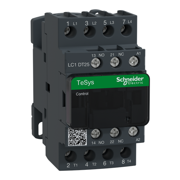 TeSys Deca contactor - 4P(4 NO) - AC-1 - = 440 V 25 A - 220 V AC 50/60 Hz coil image 5