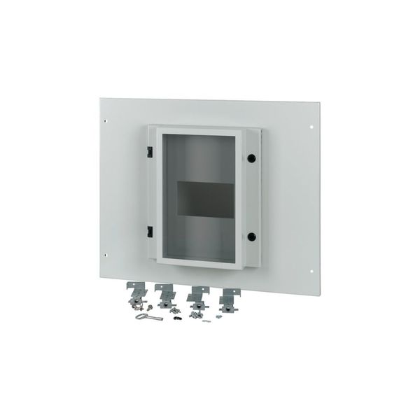 Front plate, NZM4, 4p, fixed, W=800mm, IP55, grey image 3