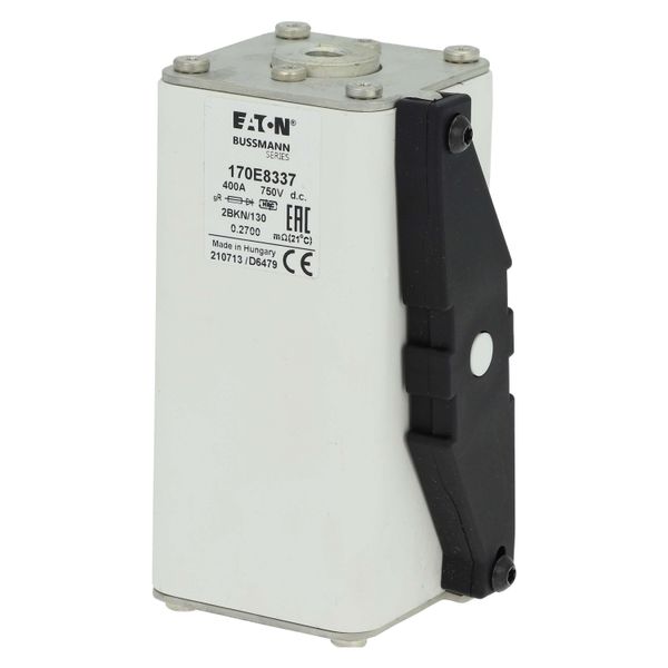 Fuse-link, high speed, 400 A, DC 750 V, size 2, 59 x 77 x 130 mm, gR, IEC, single indicator image 8