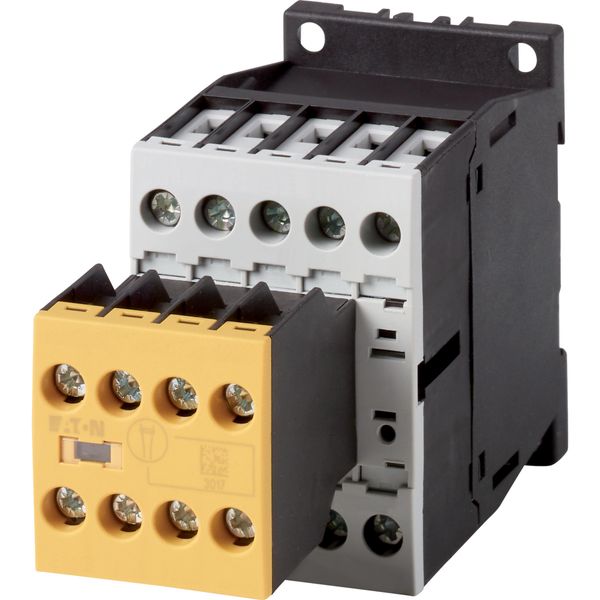 Safety contactor relay, 24 V DC, N/O = Normally open: 4 N/O, N/C = Normally closed: 4 NC, Screw terminals, DC operation image 5