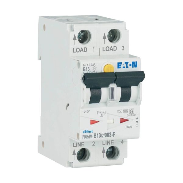 Digital RCD/MCB combination, 13 A, 30 mA, MCB trip characteristic: B, 2p, RCD trip characteristic: F image 8