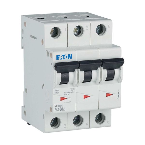 Miniature circuit breaker (MCB), 1 A, 3p, characteristic: B image 11