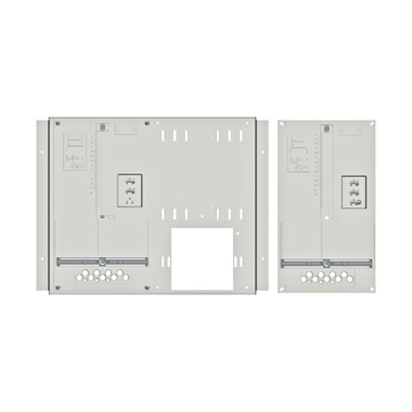Set Meter box insert 1-row, 2 meter boards / 8 Modul heights image 1