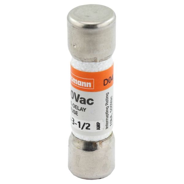 Fuse-link, LV, 3.5 A, AC 500 V, 10 x 38 mm, 13⁄32 x 1-1⁄2 inch, supplemental, UL, time-delay image 13