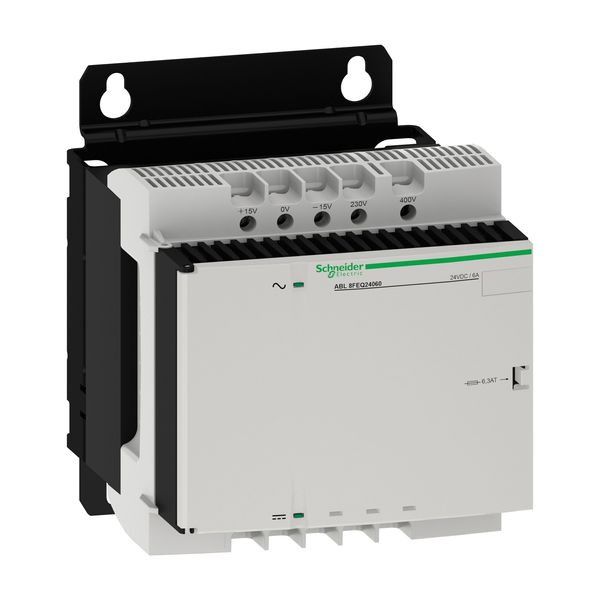 rectified and filtered power supply - 1 or 2-phase - 400 V AC - 24 V - 6 A image 4