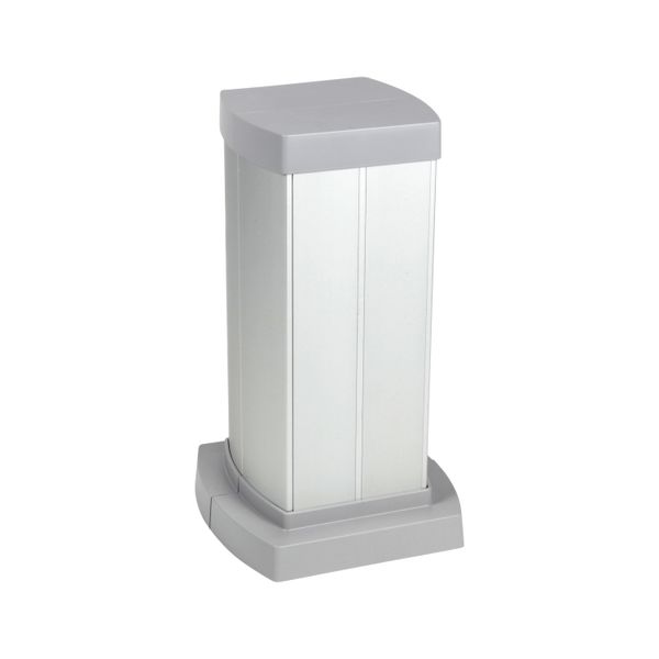 Mini column direct clipping 4 compartments 0.30m aluminium image 1