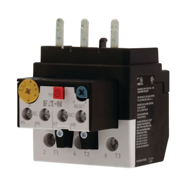 Overload relay, ZB65, Ir= 40 - 57 A, 1 N/O, 1 N/C, Direct mounting, IP00 image 8