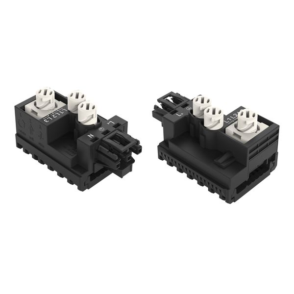 Tap-off module for flat cable 5 x 2.5 mm² + 2 x 1.5 mm² black image 3