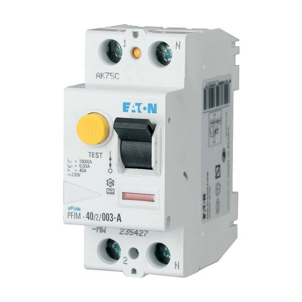 Residual current circuit breaker (RCCB), 40A, 2pole, 100mA, type A image 3