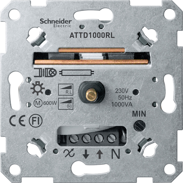 Rotary dimmer insert for inductive load, 60-1000 VA image 3