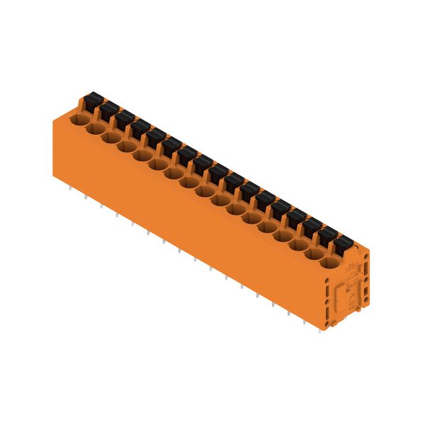 PCB terminal, 5.08 mm, Number of poles: 17, Conductor outlet direction image 4