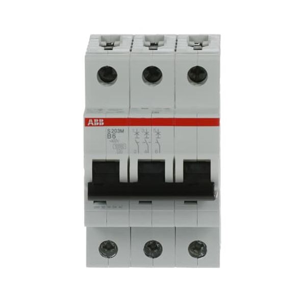S203M-B6 Miniature Circuit Breaker - 3P - B - 6 A image 7